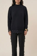 Tricot Renda Mangas