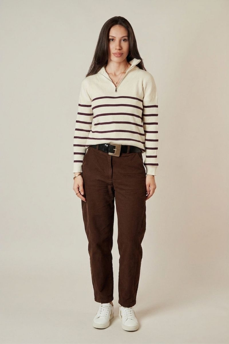 Tricot Duo Color Listrado Small