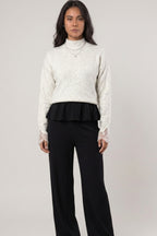 Tricot Renda Mangas