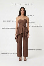 Conjunto Alfaiataria feminino Bababo