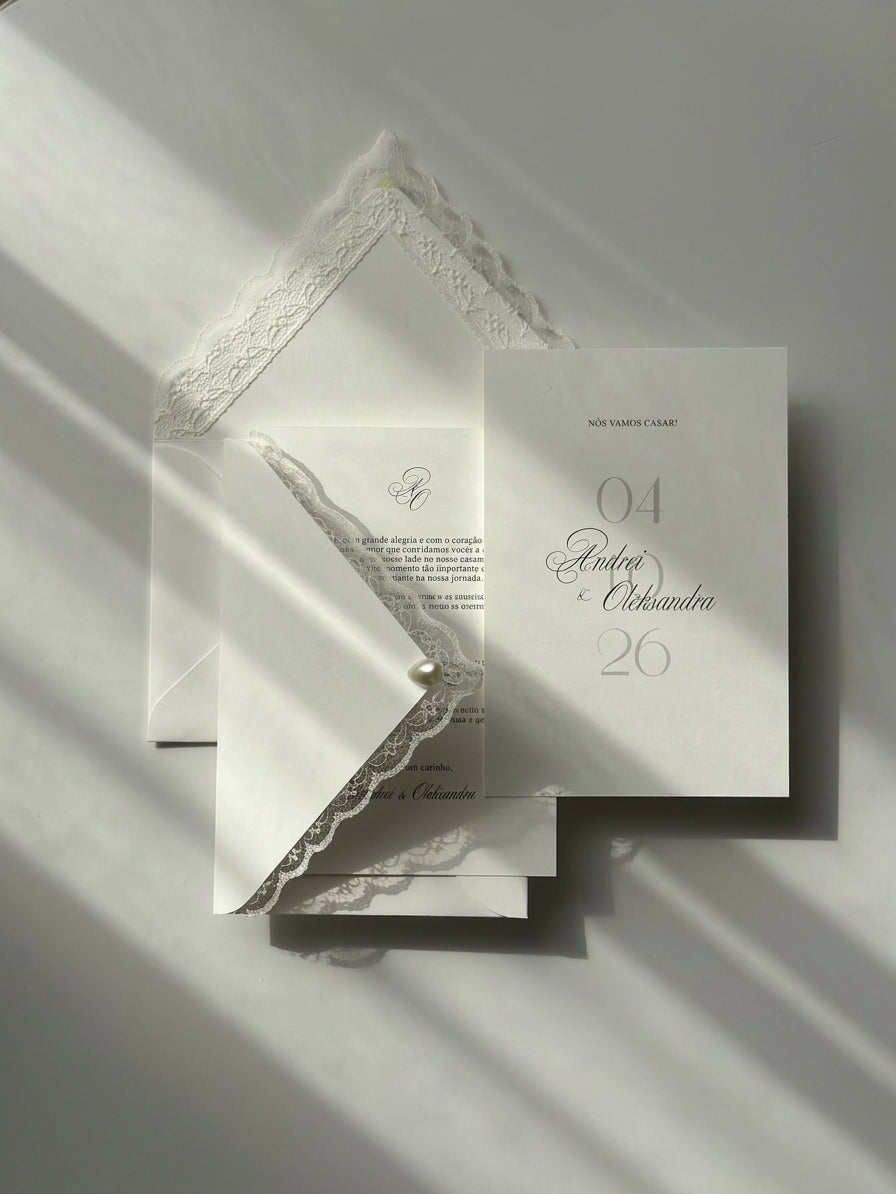 Papelaria Personalizada de Renda