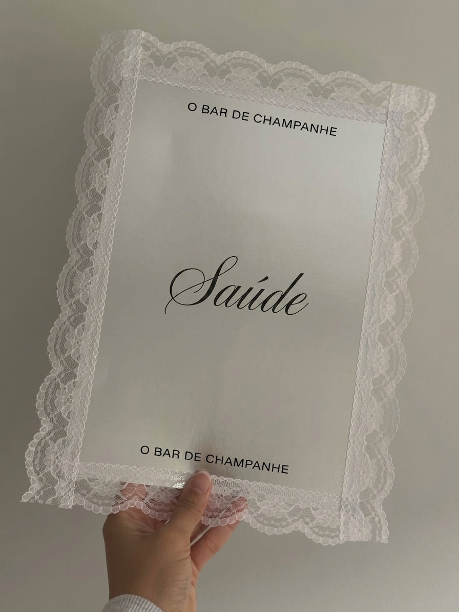Papelaria Personalizada de Renda