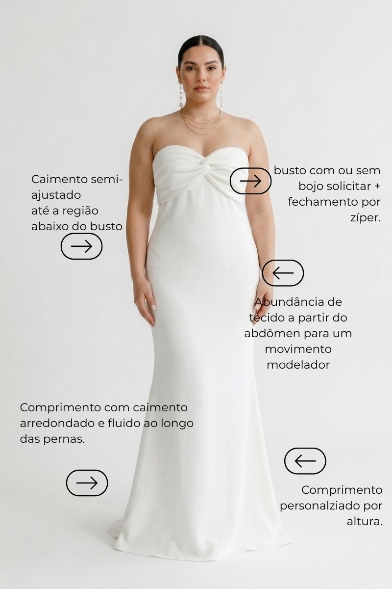 Vestido de Noiva Nó