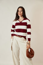 Calça Pantalona transpasse fivela