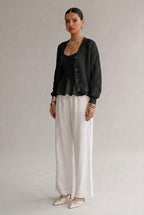 Tricot Cardigan Botões