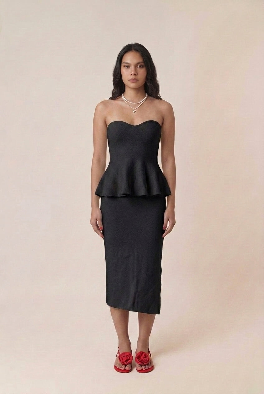 Conjunto Tricot Saia Midi