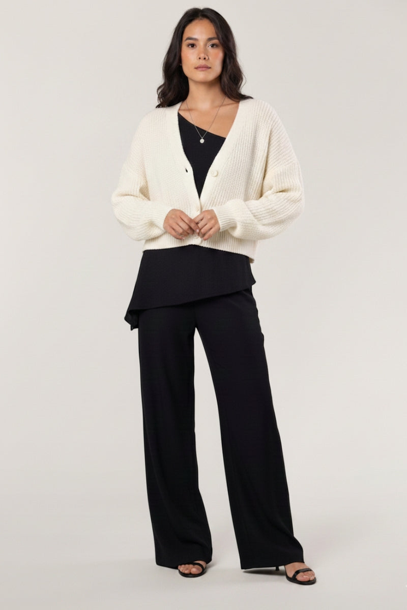 Tricot Cardigan Botões