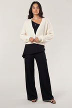 Tricot Cardigan Botões
