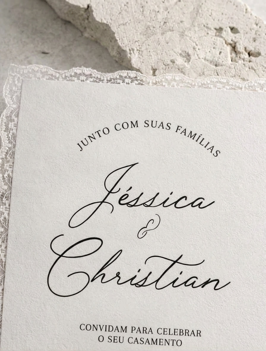 Papelaria Personalizada de Renda