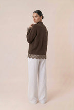 Tricot Renda Mangas