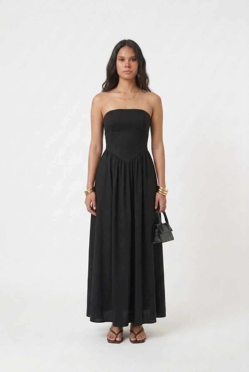 Vestido Midi Clássico Básico
