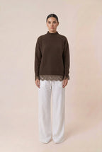 Tricot Renda Mangas