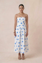 Vestido Midi Clássico Poá