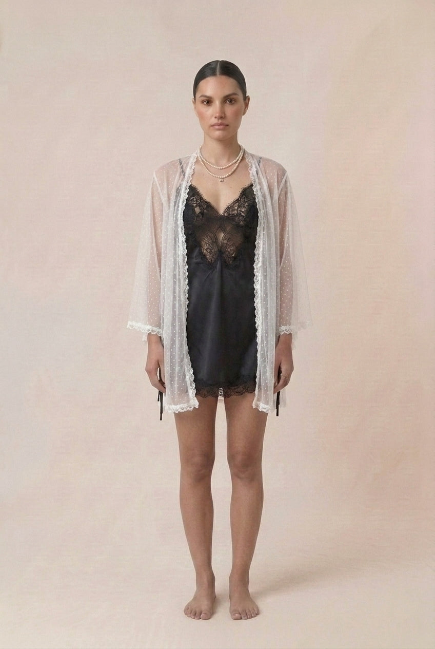 Camisola Renda Acetinada