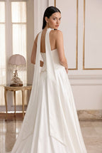 Vestido de Noiva Corset Acetinado Princesa