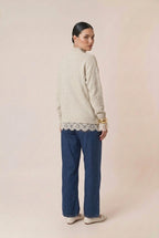 Tricot Renda Mangas