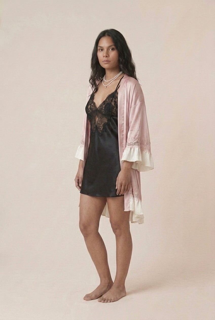 Camisola Renda Acetinada