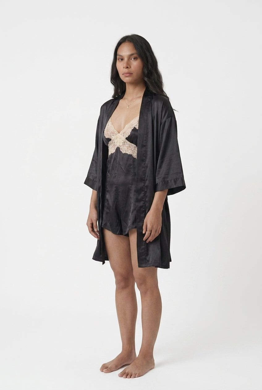 Robe Acetinado Liso