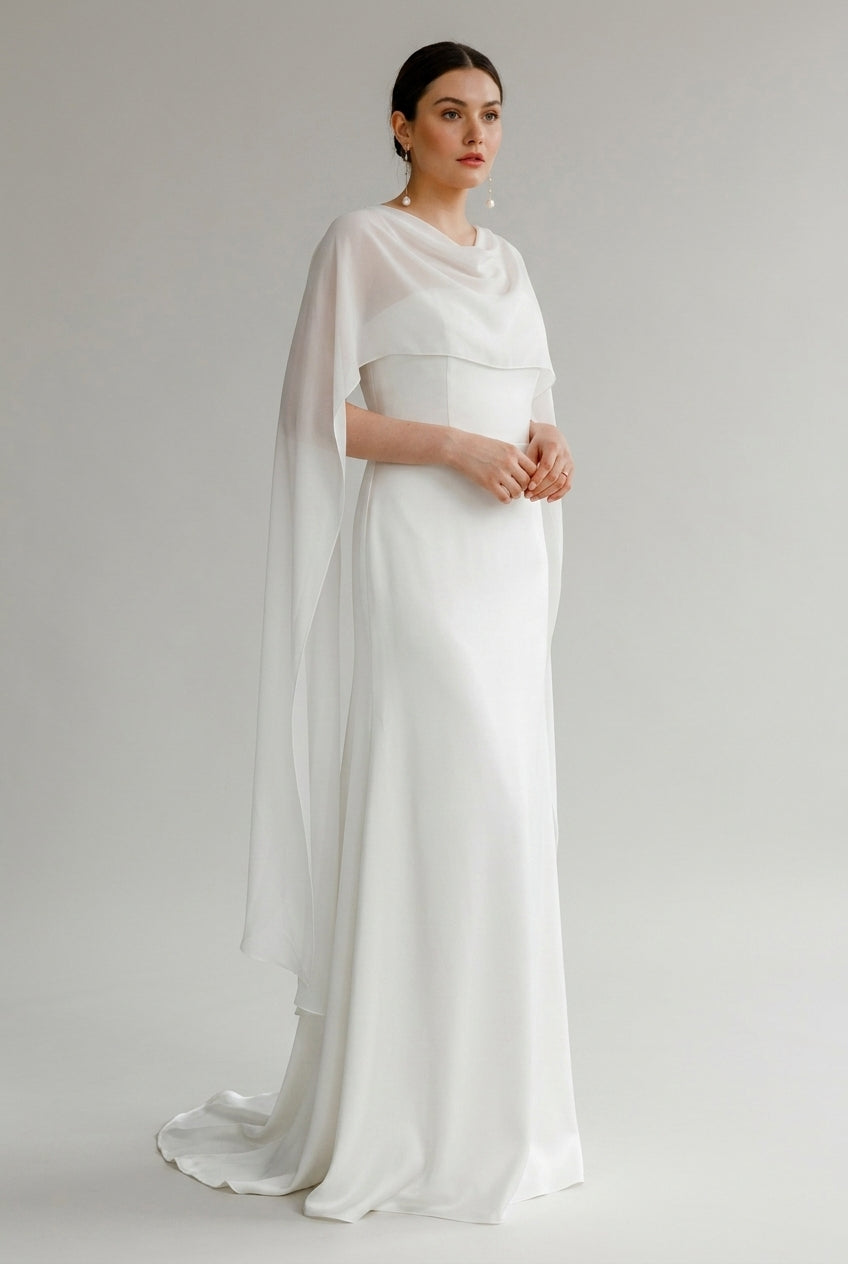 Vestido de Noiva Tomara Amplo Que Caia Acetinado