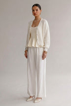 Tricot Cardigan Botões