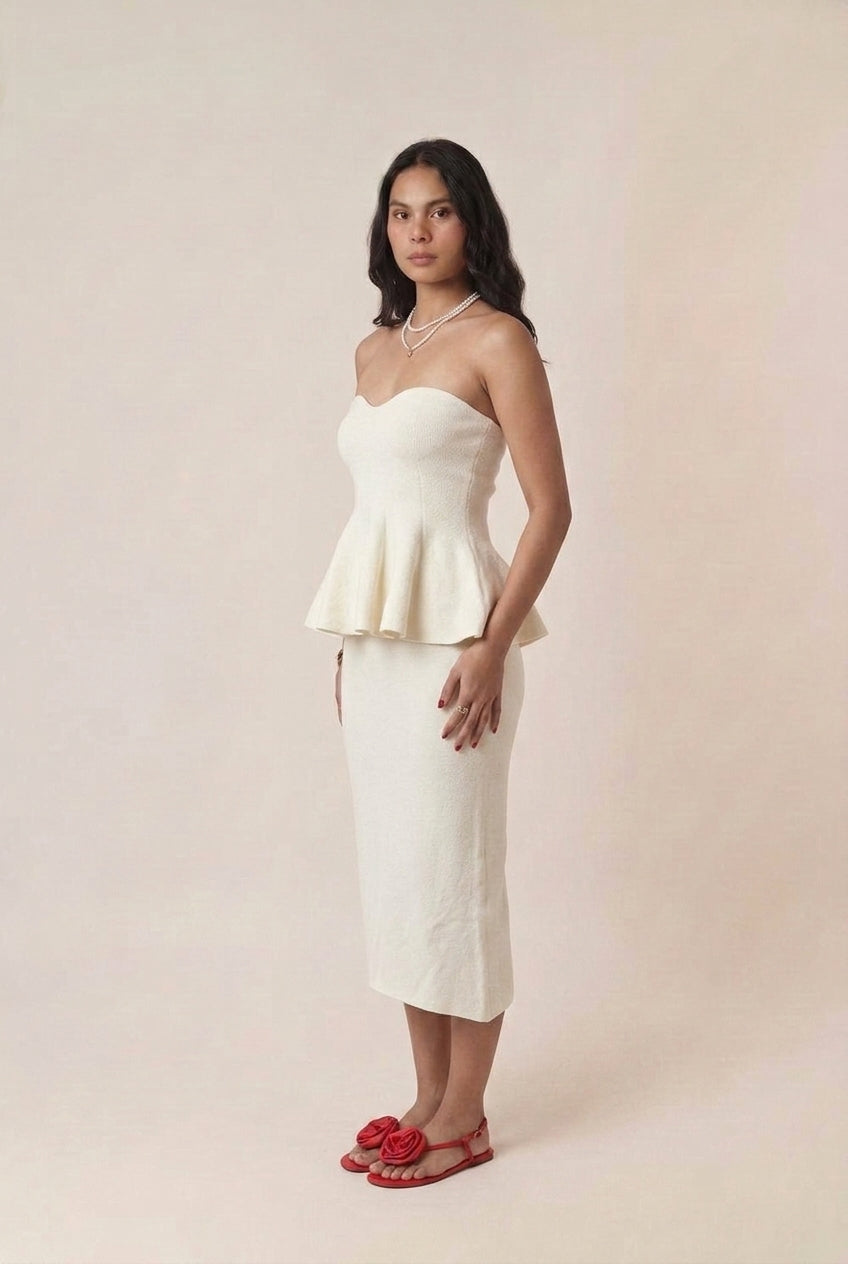 Conjunto Tricot Saia Midi