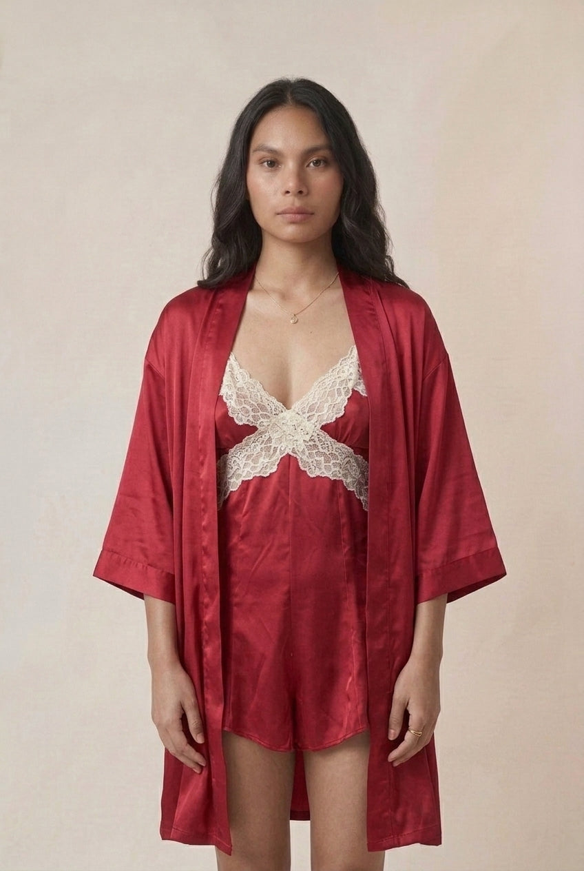 Robe Acetinado Liso